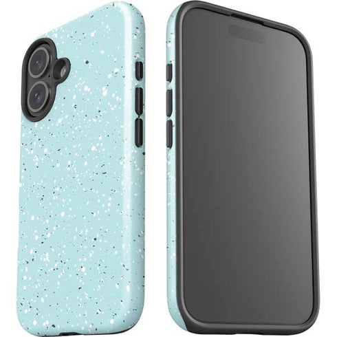Mint Speckled iPhone 16 Plus Impact Case