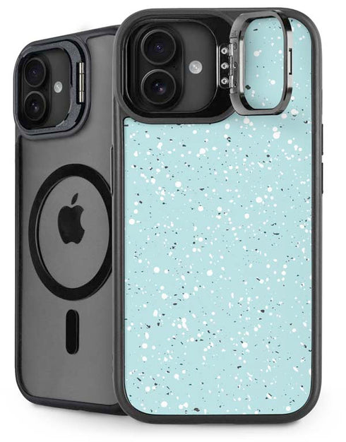 Mint Speckled iPhone 16 Plus Kickstand Case
