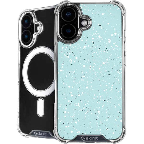 Mint Speckled iPhone 16 Plus MagSafe Case