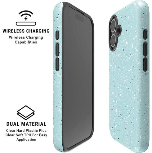 Mint Speckled iPhone 16 Plus Magsafe Impact Case