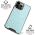Mint Speckled iPhone 16 Pro Max Clear Case
