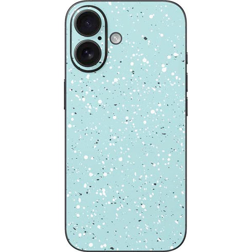 Mint Speckled iPhone 16 Skin