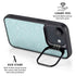 Mint Speckled iPhone 16e Kickstand Case