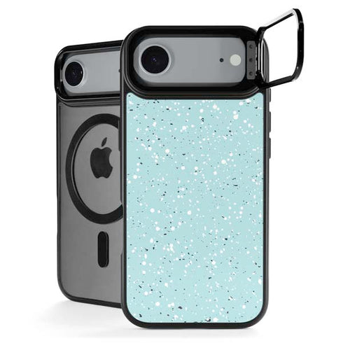 Mint Speckled iPhone 17 Air Kickstand Case