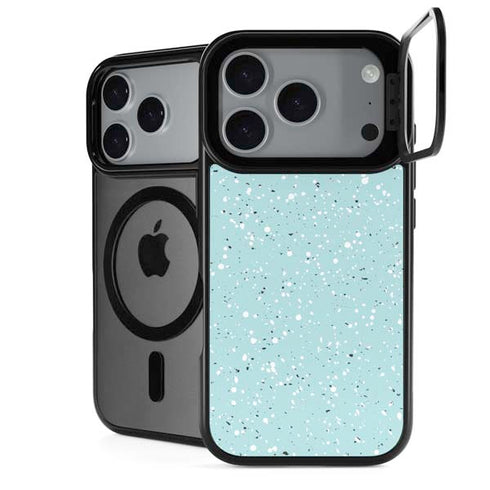 Mint Speckled iPhone 17 Pro Kickstand Case