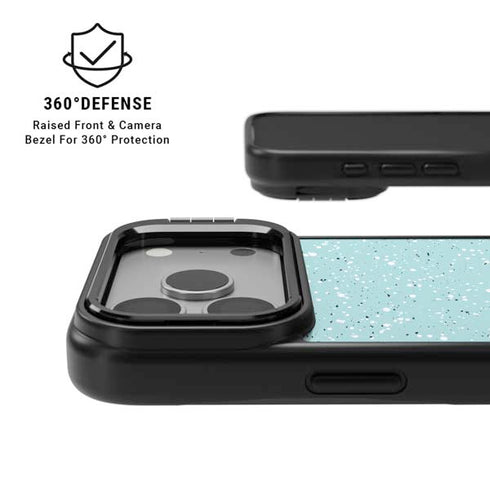 Mint Speckled iPhone 17 Pro Kickstand Case