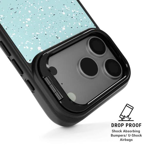 Mint Speckled iPhone 17 Pro Max Kickstand Case