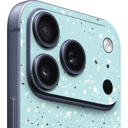 Mint Speckled iPhone 17 Pro Skin