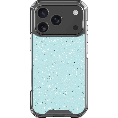 Mint Speckled iPhone 18 Pro Clear Case