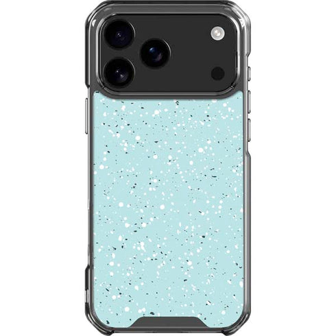 Mint Speckled iPhone 18 Pro Max Clear Case