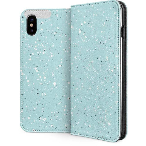 Mint Speckled iPhone 8 Folio Case