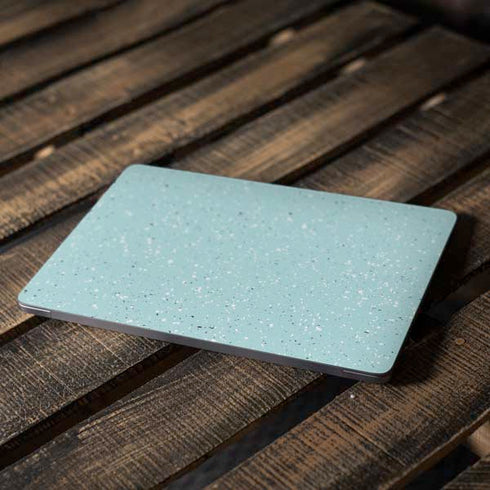 Mint Speckled Apple MacBook Air Skin