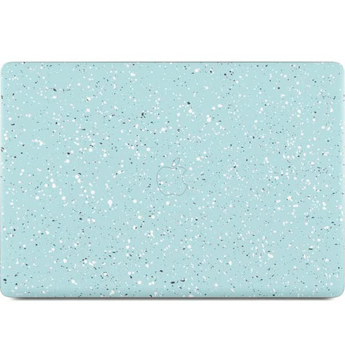 Mint Speckled MacBook Skins