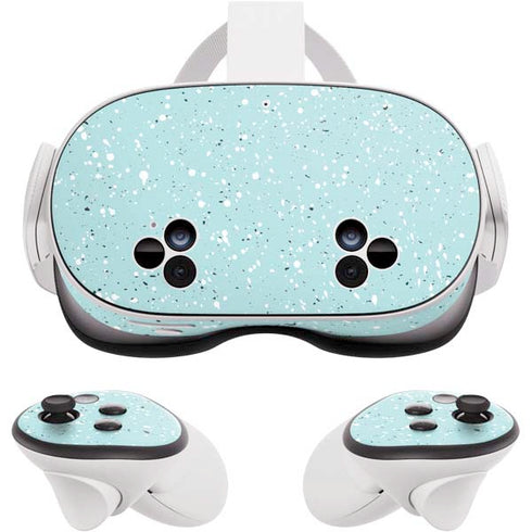 Mint Speckled Meta Quest 3S Skin