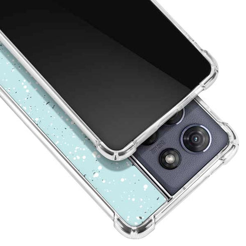 Mint Speckled Moto G 5G (2025) Clear Case