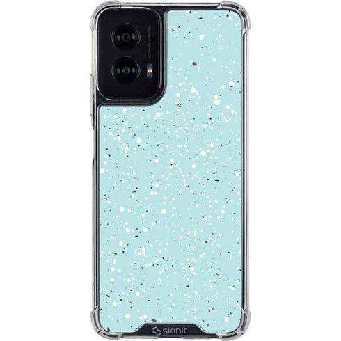 Mint Speckled Moto G Power 5G (2024) Clear Case