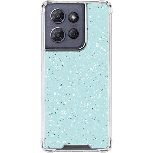 Mint Speckled Moto G Power 5G (2025) Clear Case