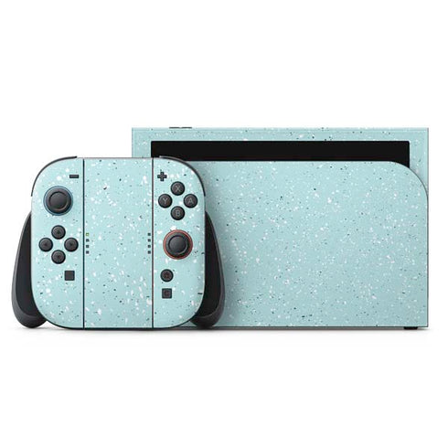 Mint Speckled Nintendo Switch 2 (2025) with Joy-Con Skin