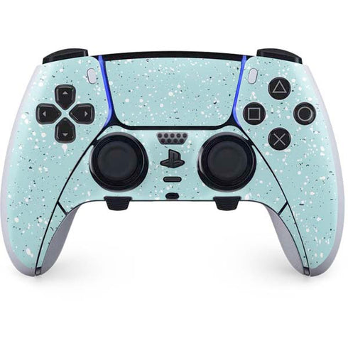 Mint Speckled PS5 DualSense Edge Pro Controller Skin