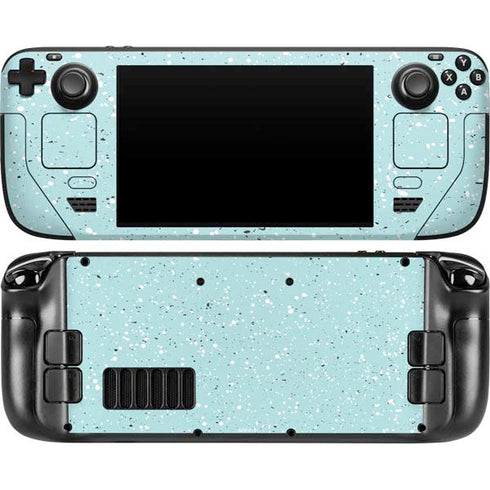 Mint Speckled Steam Deck Handheld Gaming Computer OLED Skin