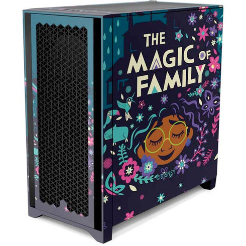 Disney Encanto Mirabel Family Magic Corsair 4000D Tempered Glass Mid-Tower ATX Case Skin