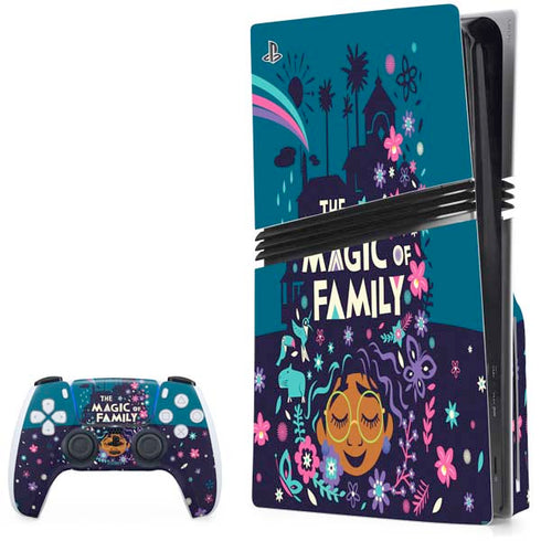 Disney Encanto Mirabel Family Magic PS5 Pro Disk Bundle Skin