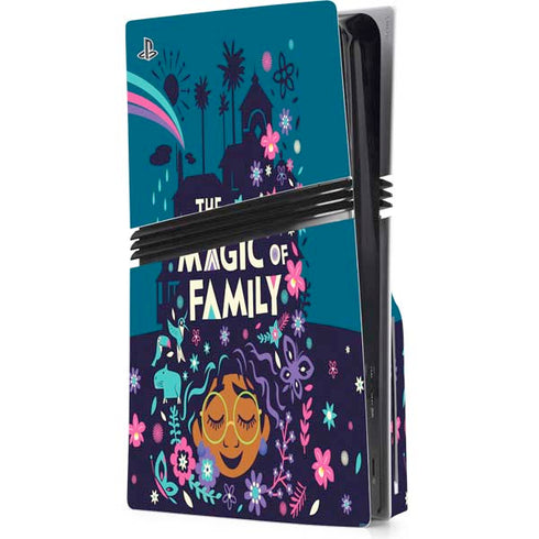 Disney Encanto Mirabel Family Magic PS5 Pro Disk Console Skin