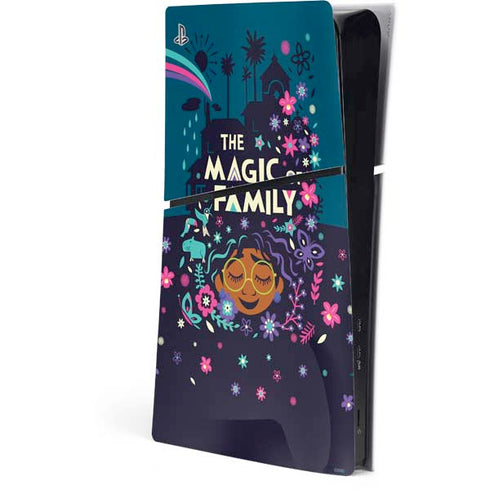 Disney Encanto Mirabel Family Magic PS5 Slim Digital Edition Console Skin