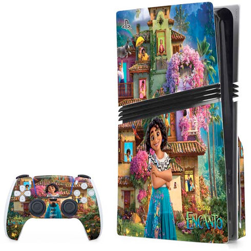 Disney Encanto Mirabel Poster PS5 Pro Disk Bundle Skin
