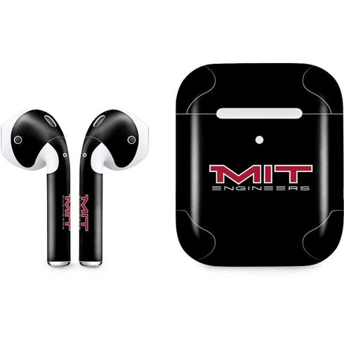 Massachusetts Institute of Technology MIT Engineers Black Apple AirPods 2 Skin
