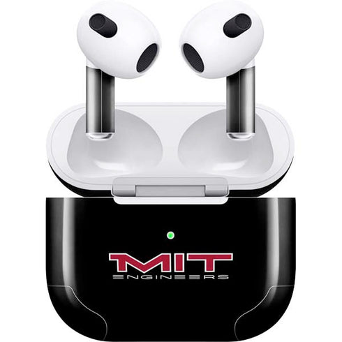 Massachusetts Institute of Technology MIT Engineers Black Apple AirPods (3rd Gen 2021) Skin