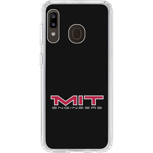Massachusetts Institute of Technology MIT Engineers Black Galaxy A20 Clear Case
