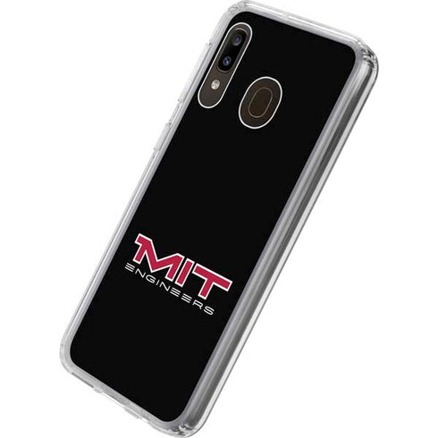 Massachusetts Institute of Technology MIT Engineers Black Galaxy A20 Clear Case
