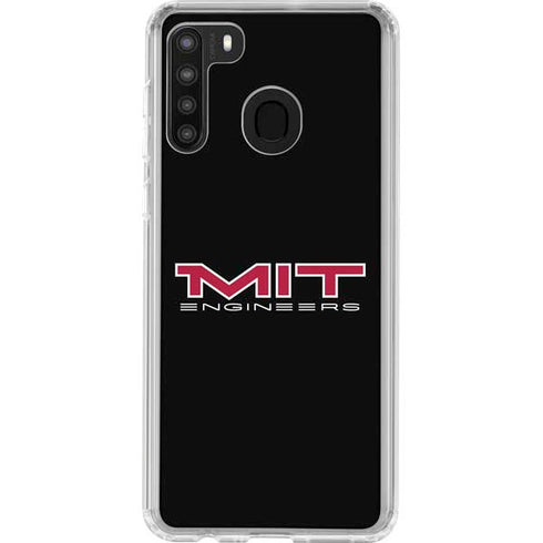 Massachusetts Institute of Technology MIT Engineers Black Galaxy A21 Clear Case