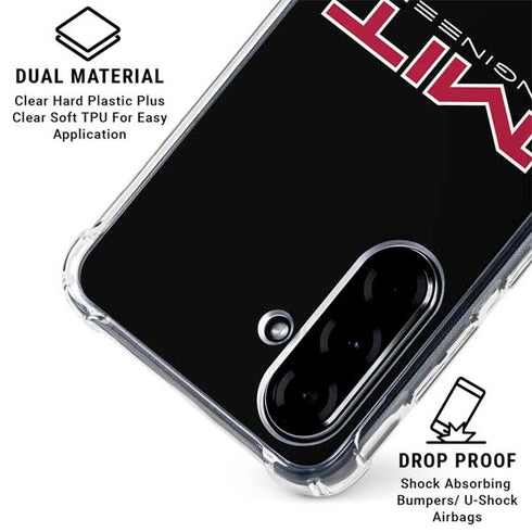 Massachusetts Institute of Technology MIT Engineers Black Galaxy A36 5G Clear Case