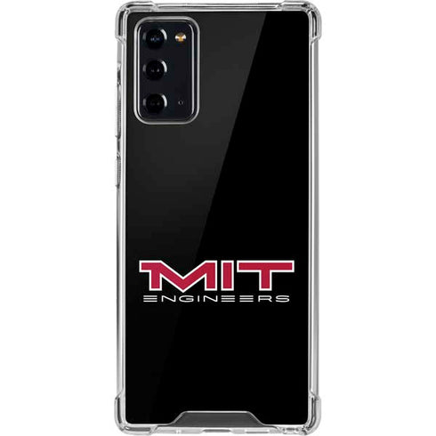 Massachusetts Institute of Technology MIT Engineers Black Galaxy Note20 5G Clear Case