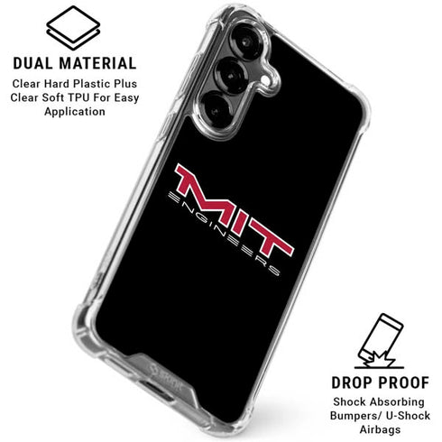 Massachusetts Institute of Technology MIT Engineers Black Galaxy S26 Clear Case