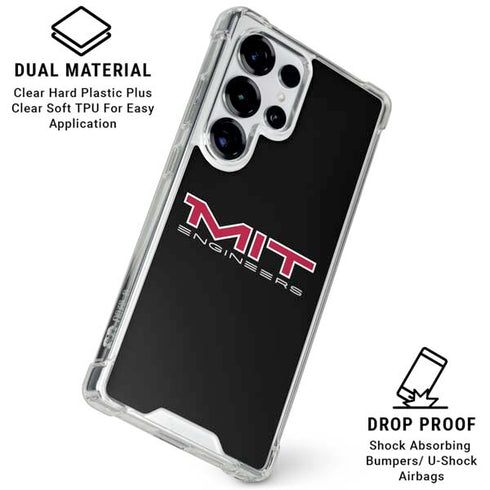 Massachusetts Institute of Technology MIT Engineers Black Galaxy S26 Ultra Clear Case