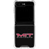 Massachusetts Institute of Technology MIT Engineers Black Galaxy Z Flip6 Clear Case