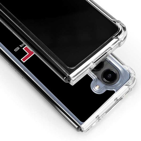 Massachusetts Institute of Technology MIT Engineers Black Galaxy Z Fold5 5G Clear Case