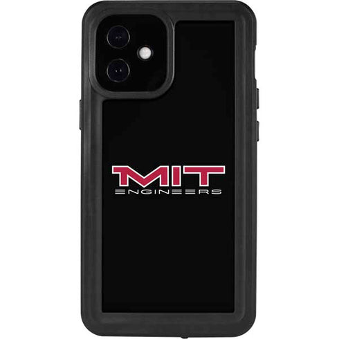 Massachusetts Institute of Technology MIT Engineers Black iPhone 12 Mini Waterproof Case