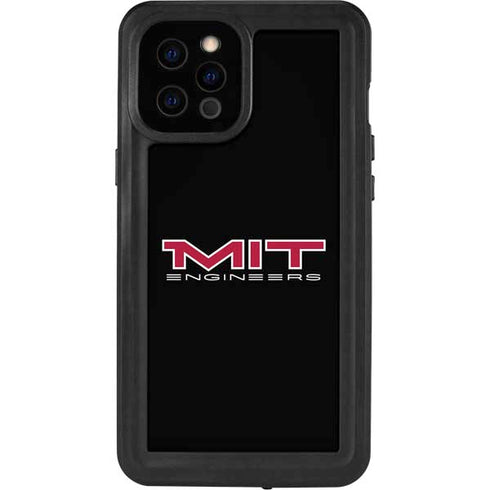 Massachusetts Institute of Technology MIT Engineers Black iPhone 12 Pro Max Waterproof Case