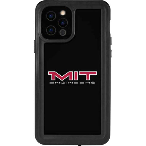 Massachusetts Institute of Technology MIT Engineers Black iPhone 12 Pro Waterproof Case