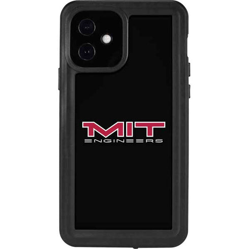 Massachusetts Institute of Technology MIT Engineers Black iPhone 12 Waterproof Case