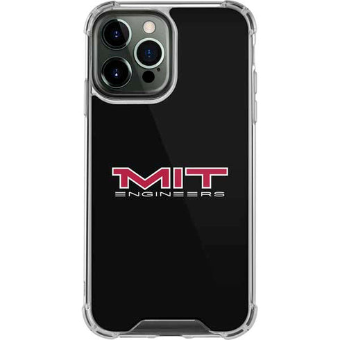 Massachusetts Institute of Technology MIT Engineers Black iPhone 14 Pro Max Clear Case