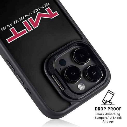 Massachusetts Institute of Technology MIT Engineers Black iPhone 14 Pro Max Kickstand Case