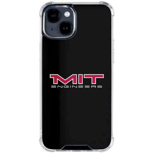 Massachusetts Institute of Technology MIT Engineers Black iPhone 15 Clear Case