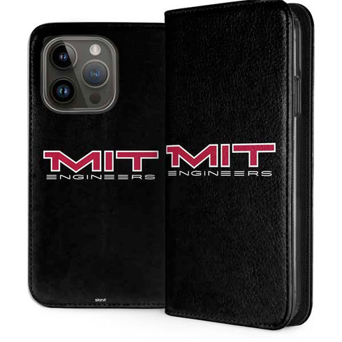 Massachusetts Institute of Technology MIT Engineers Black iPhone 15 Pro Folio Case