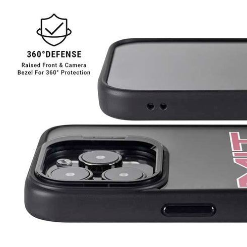 Massachusetts Institute of Technology MIT Engineers Black iPhone 15 Pro Kickstand Case