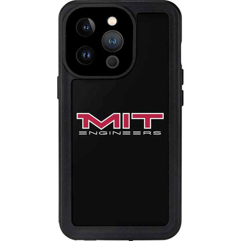 Massachusetts Institute of Technology MIT Engineers Black iPhone 15 Pro Waterproof Case